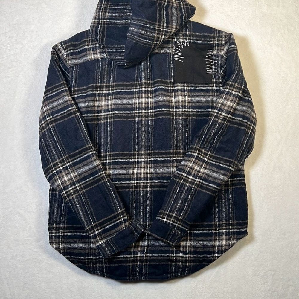 SMOKE RISE TIMBER HOODED PLAID FLANNEL NWT -LARGE - Picture 7 of 7